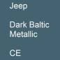 Preview: Jeep, Dark Baltic Metallic, CE.